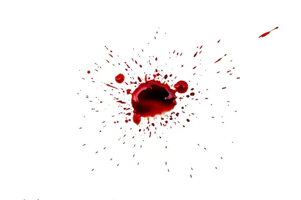 Blood Stains White Background Stock Picture