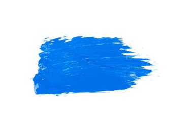 fırça darbesinin mavi rengi