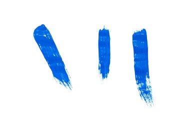 soyut mavi sulu boya konturları