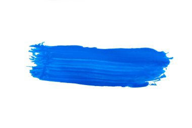 suluboya fırça darbesi beyaz arkaplan üzerinde izole.