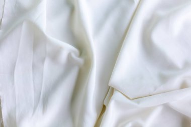 white fabric texture. background