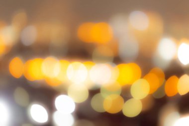Odaklanamayan soyut ışıkların arkaplanı. Bokeh ışıkları 