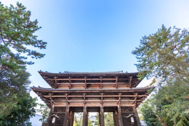 Japonya 'da güzel bir mimari, seyahat konsepti - seyahat geçmişi