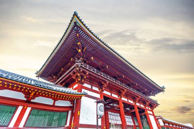 Sensenso, Japonya - Temmuz 24, 2016: senakji tapınağı, Tokyo japan, ünlü Sensensenso