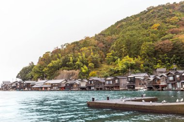 Japonya 'nın geleneksel Japon köyü