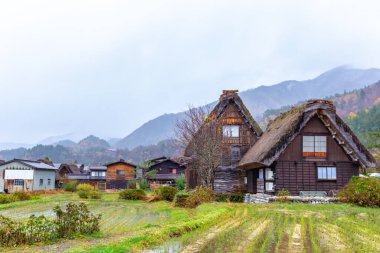 shirakawa - japan - 28 Ağustos, 2016: Shigiawa - shirakawa - awa in shi
