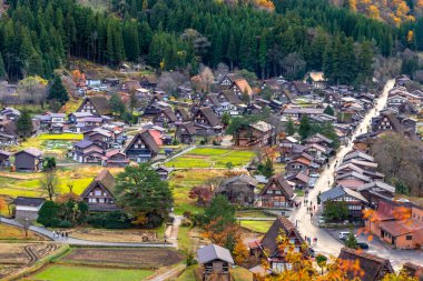 Eski şehrin manzarası.