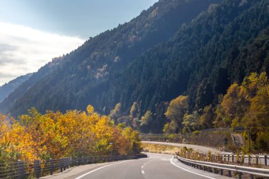 Dağların güzel manzarası