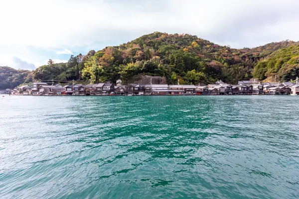 stock image beautiful view of INE (Ine seashore fishing village)during the rainy season beautiful village of Kyoto, Japan