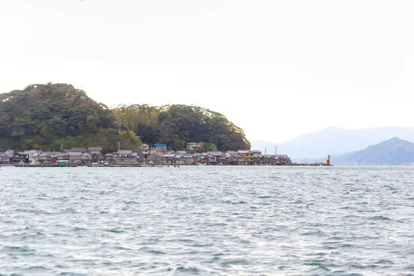 stock image beautiful view of INE (Ine seashore fishing village)during the rainy season beautiful village of Kyoto, Japan