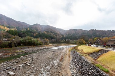 shirakawa - git, Japonya - 15 Aralık 016: 00 Rakawa - git, shirakawa -