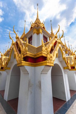 Wat Ratchanatdaram (Loha Prasat) Bangkok, Tayland.