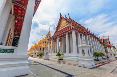 Wat Ratchanatdaram (Loha Prasat) Bangkok, Tayland.