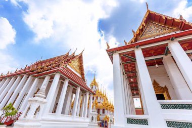 Wat Ratchanatdaram (Loha Prasat) Bangkok, Tayland.