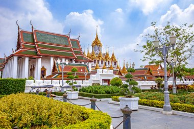 Wat Ratchanatdaram (Loha Prasat) Bangkok, Tayland.