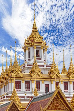Wat Ratchanatdaram (Loha Prasat) Bangkok, Tayland.