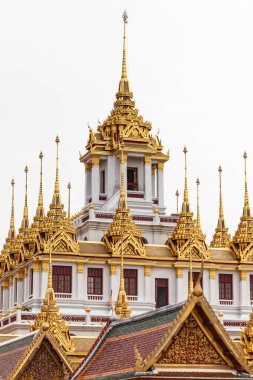 Wat Ratchanatdaram (Loha Prasat) Bangkok, Tayland.