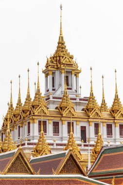 Wat Ratchanatdaram (Loha Prasat) Bangkok, Tayland.