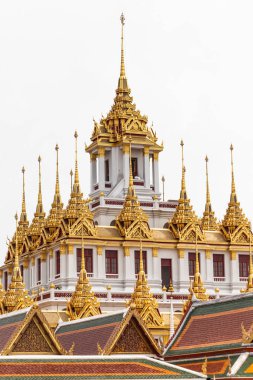 Wat Ratchanatdaram (Loha Prasat) Bangkok, Tayland.