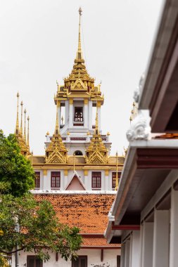 Wat Ratchanatdaram (Loha Prasat) Bangkok, Tayland.