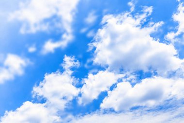 Mavi Gökyüzü Beyaz Arka Plan