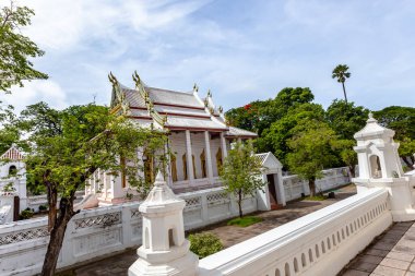 Chaloem Phrakiat Worawihan Temple, Nonthaburi Province, Thailand clipart