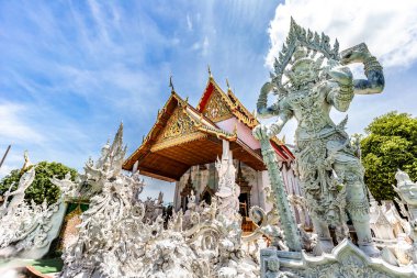 Doi Suthep Tapınağı Tayland, Chiang Mai 'de meşhurdur. yüksek kaliteli fotoğraf