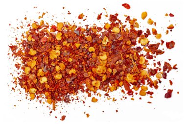 izole kırmızı biber biber kurutulmuş