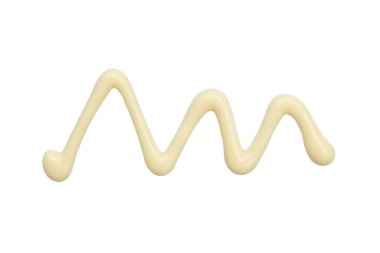 Beyaz arkaplanda süt sıçraması izole edildi