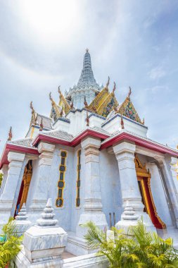 Chiang Mai, Tayland 'daki tapınağın güzel manzarası..