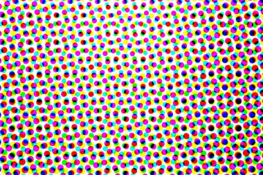 Soyut arkaplan. Farklı şekillerde benekleri olan çok renkli bir doku..