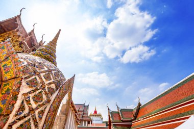 Wat Saket Tapınağı ya da Altın Dağ Tapınağı, Bangkok, Tayland.