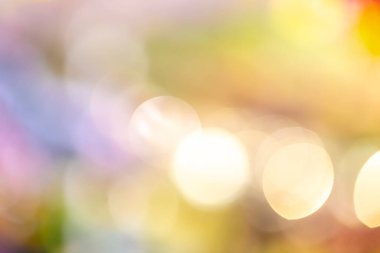 Bokeh ile soyut renkli arkaplan