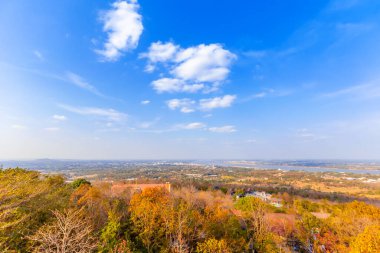 Tayland şehrinin güzel manzarası