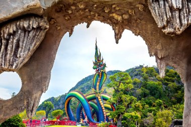 Tayland şehrinin tapınağının güzel mimarisi