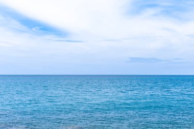 Mavi okyanus suyu arka planı