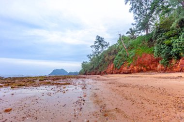 Tayland 'daki tropik plaj ve güzel doğa..