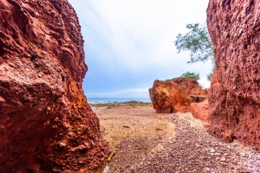 Kızıl denizin güzel manzarası