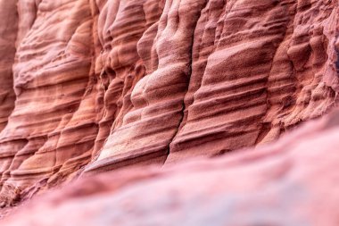 Utah, ABD 'de kumtaşı oluşumları. alışılmadık manzaralar..