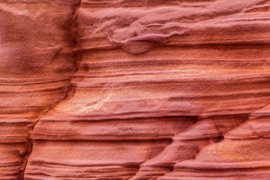 Kanyondaki güzel kumtaşı oluşumları..