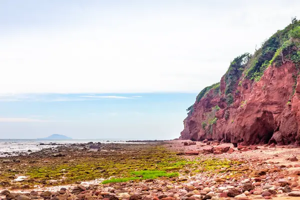 Deniz kıyısının güzel manzarası