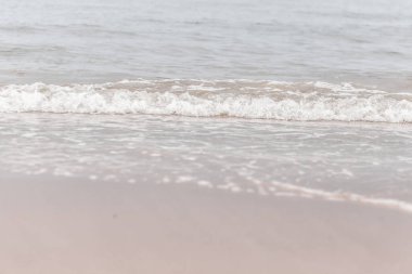 Sahilde deniz dalgaları