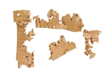 Beyaz arkaplanda izole edilmiş tahta bloklar