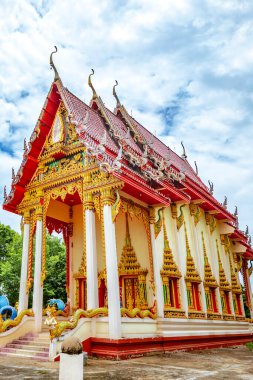 Tayland şehrinin tapınağı.