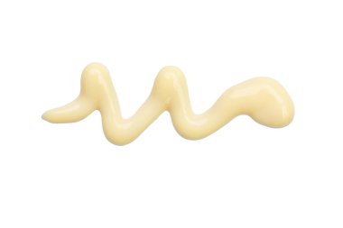 Beyaz arkaplanda süt sıçraması izole edildi