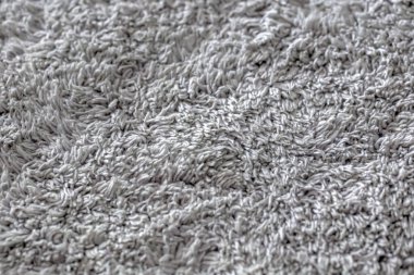 beyaz yün halı dokusu