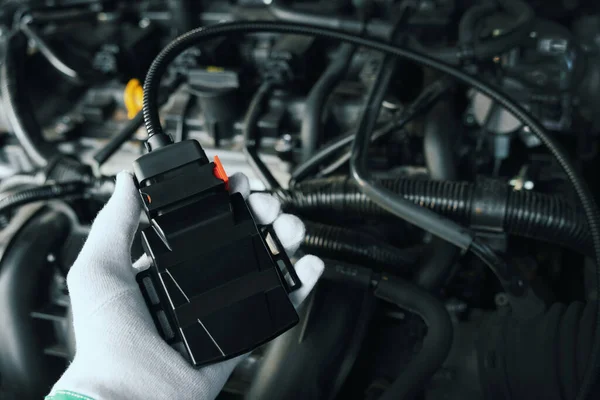 Chip Tuning Box Car Engine Chiptuning — Fotografia de Stock