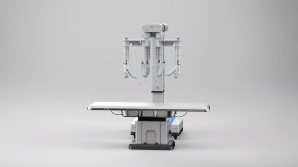 Chirurgická Místnost Robotickou Chirurgií Záběry — Stock video