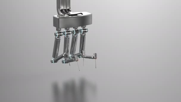 Robotgeassisteerde Chirurgie Machine Beeldmateriaal — Stockvideo