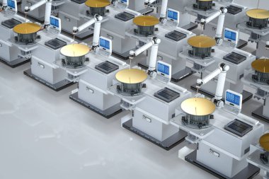 3D silikon gofretli robotik kollar üreten yarı iletken.